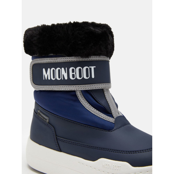 MOON BOOT CIZME JR PARK STRAP BLUE 