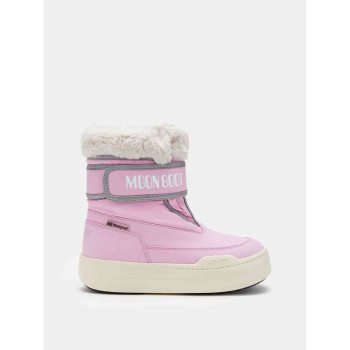 MOON BOOT CIZME JR PARK STRAP PINK 