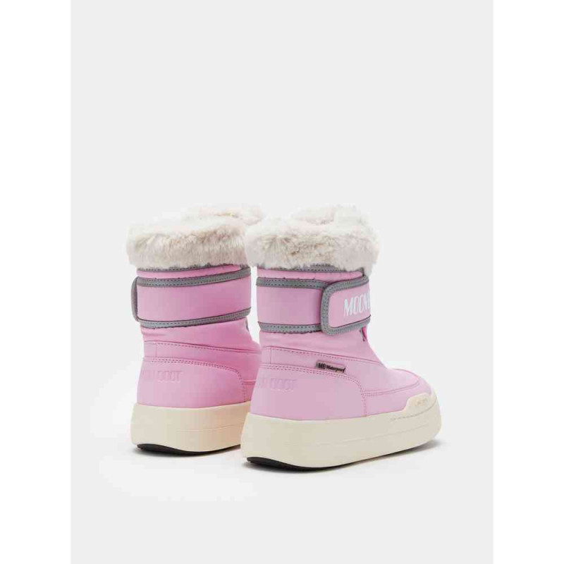 MOON BOOT CIZME JR PARK STRAP PINK