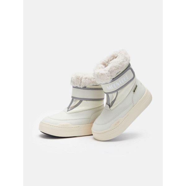 MOON BOOT JR PARK STRAP CREAM 