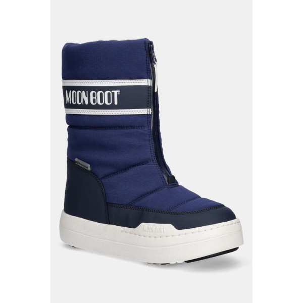 MOON BOOT JR PARK ZIP HIGH BLUE NAVY 