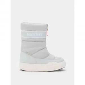 MOON BOOT JR PARK ZIP HI GLACIER GREY 