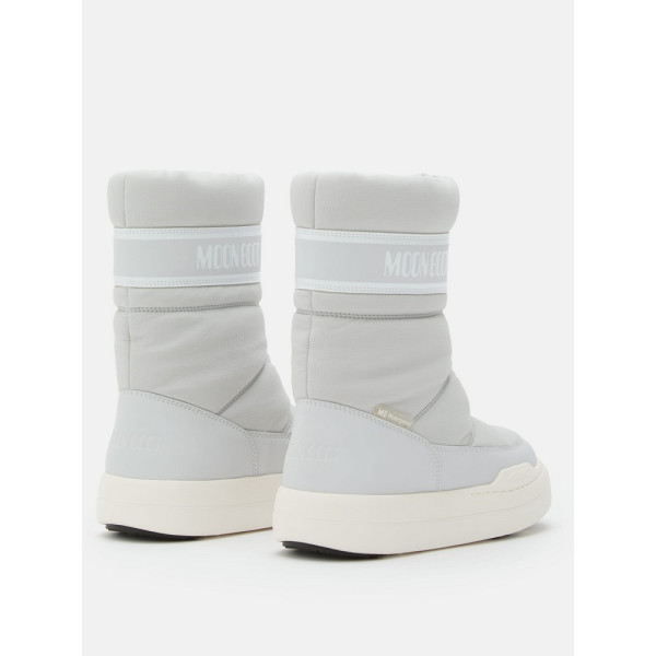 MOON BOOT JR PARK ZIP HI GLACIER GREY 