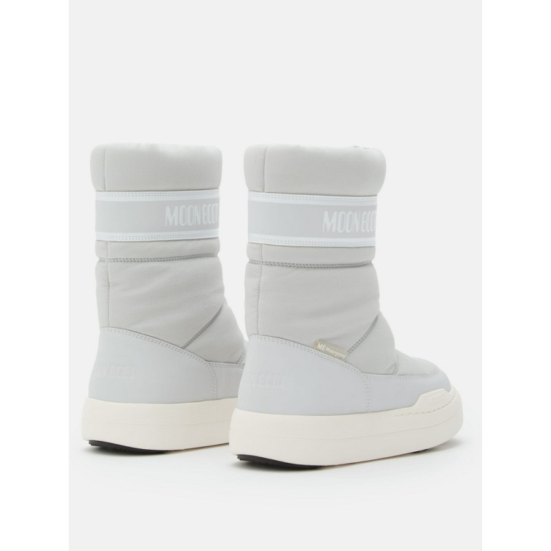 MOON BOOT JR PARK ZIP HI GLACIER GREY 
