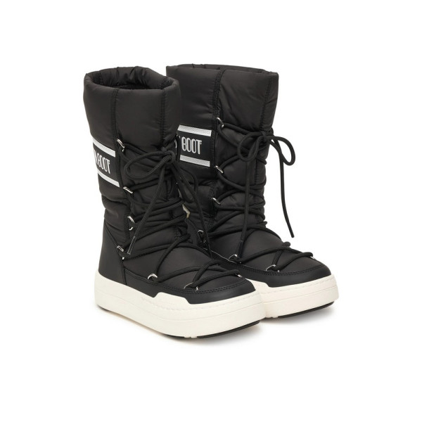 MOON BOOT JR PARK TUBE LACE WP BLACK 