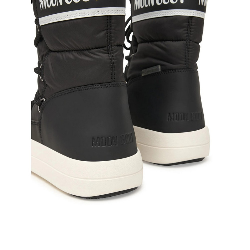 MOON BOOT JR PARK TUBE LACE WP BLACK 