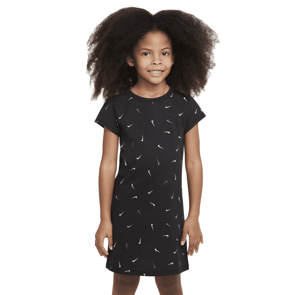 NIKE HADDAD HALJINA NKG SWOOSH PRINTED TEE DRESS 