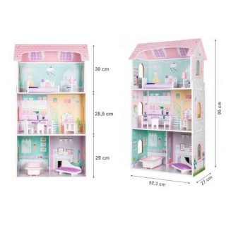 DRVENA KUĆICA ZA LUTKE BLUEBERRY RESIDENCE 