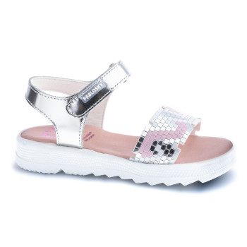 PABLOSKY SANDALE MIRROR PLATA 