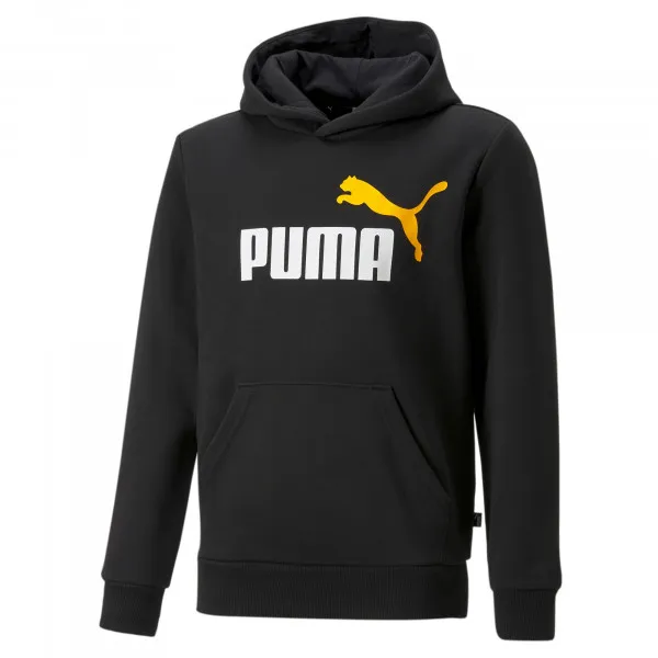 PUMA ESS+ 2 COL BIG LOGO HOODIE FL B 