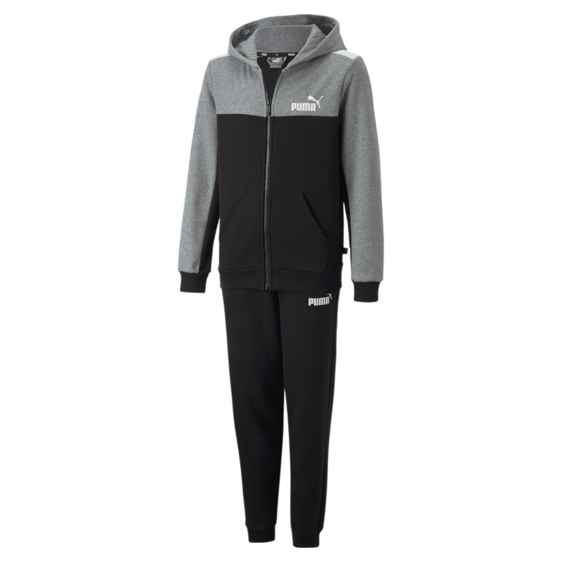 PUMA ESS+ BLOCK HOODED SUIT FL B