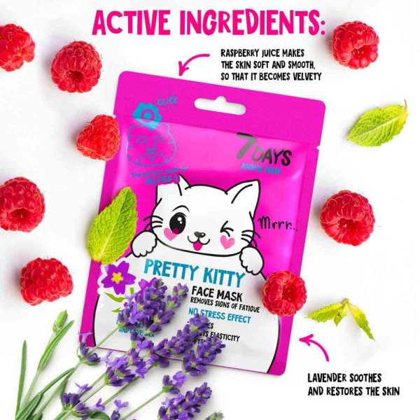 7DAYS MASKA LICE MALINA 