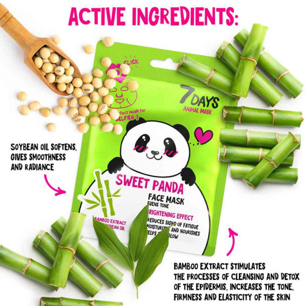 7DAYS MASKA LICE BAMBUS 