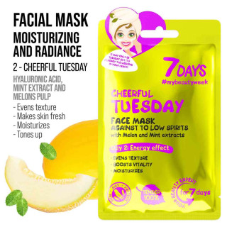 7DAYS MASKA LICE DOBRO RASPOLOZENJE 
