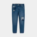 OKAIDI PANTALONE DENIM BADGE