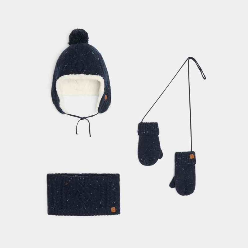 OBAIBI SET KAPA, SAL, RUKAVICE PERUBADGE