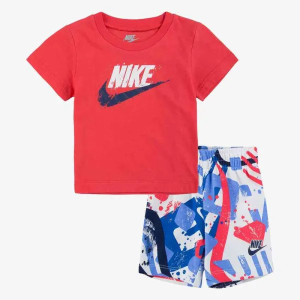 NIKE HADDAD NKB B NSW THRILL TEE SHORT SET 