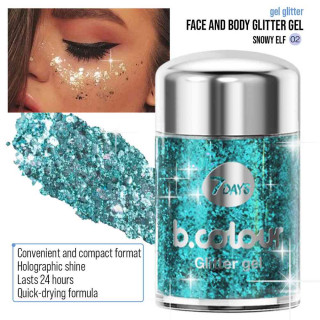 7DAYS BCOLOUR GLITTER SNOWY 