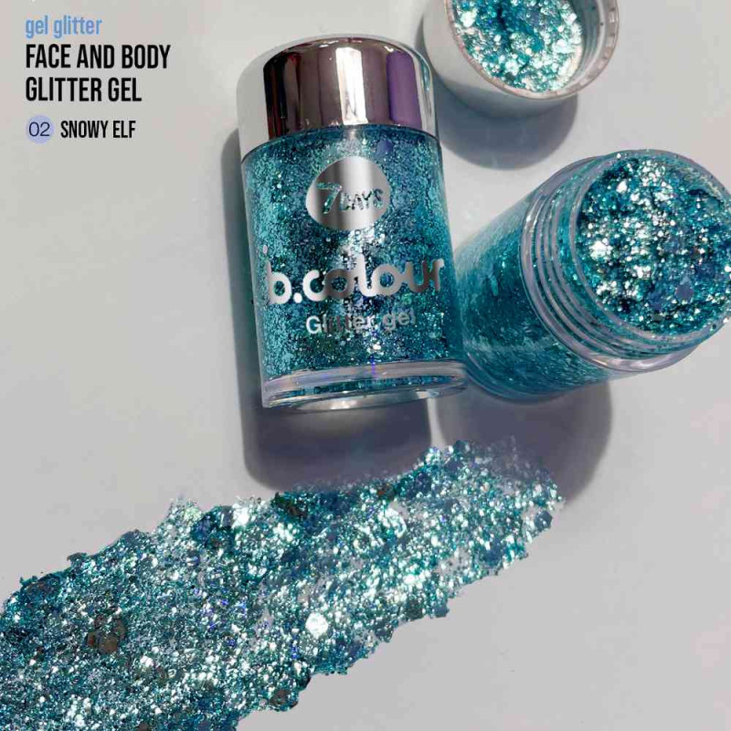7DAYS BCOLOUR GLITTER SNOWY 