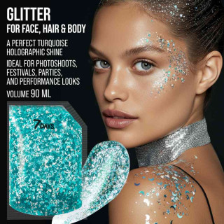 7DAYS SHINE GLITTER BLUE 