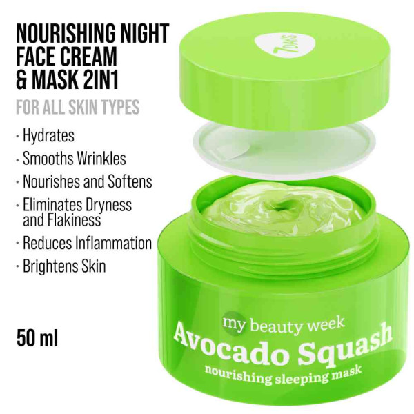 7DAYS NOCNA MASKA AVOKADO 