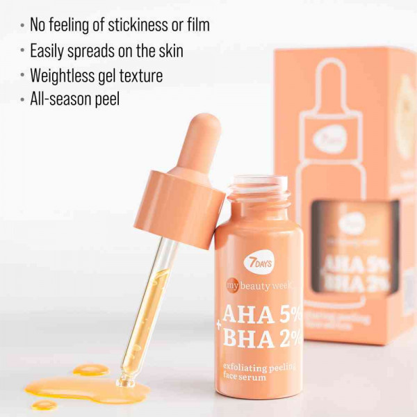 7DAYS SERUM PILING AHA BHA 