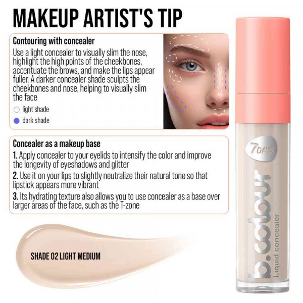 7DAYS BCOLOUR TECNI PUDER SREDNJE 