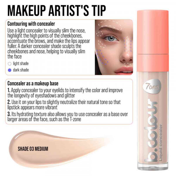 7DAYS BCOLOUR TECNI PUDER TAMNO 