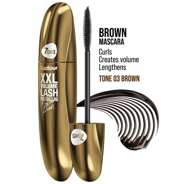 7DAYS METALIK MASKARA CRNA 