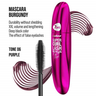 7DAYS METALIK MASKARA LJUBICASTA 