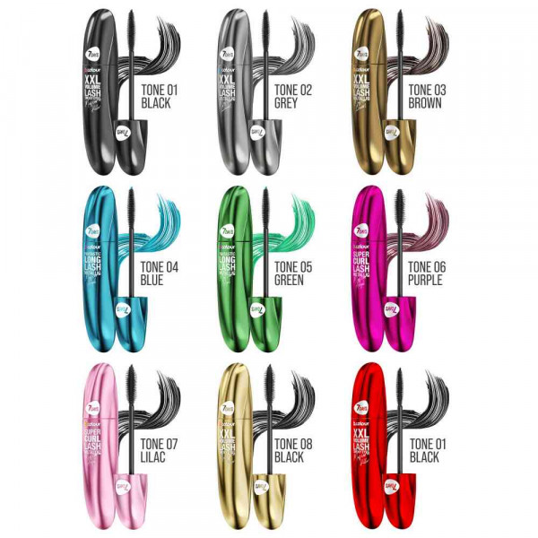 7DAYS METALIK MASKARA LJUBICASTA 