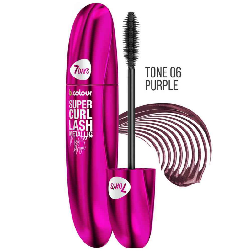7DAYS METALIK MASKARA LJUBICASTA 