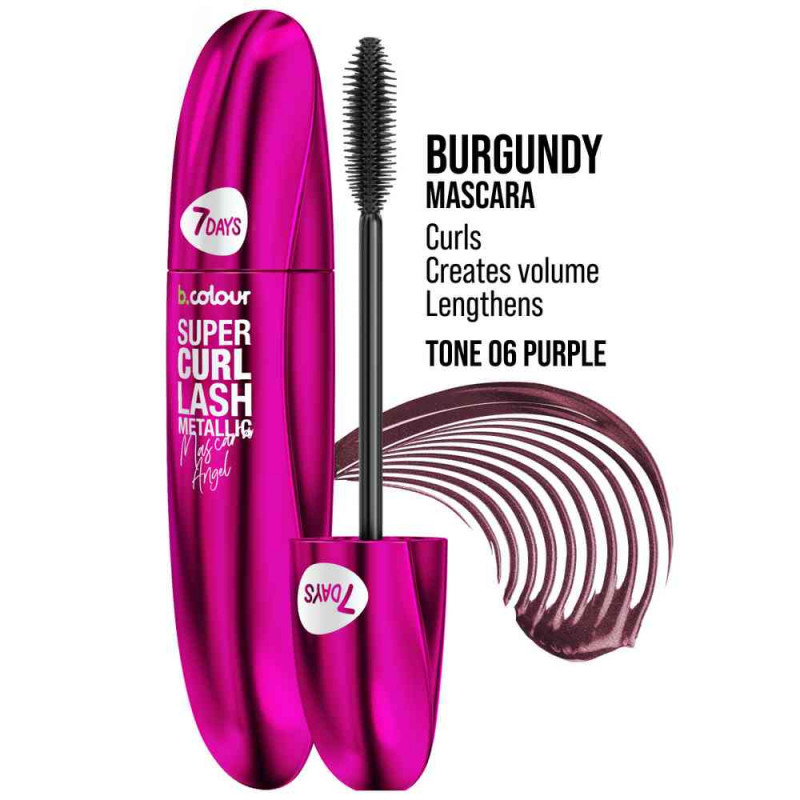 7DAYS METALIK MASKARA LJUBICASTA 