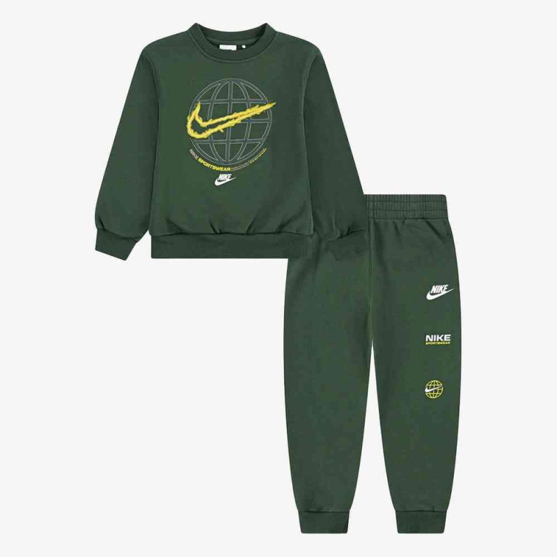 NIKE TRENERKA NKB B NSW FS FLC CREW PANT SET
