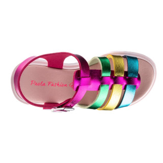 PABLOSKY SANDALE LAMINADO FUCSIA