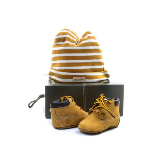 TIMBERLAND CIPELE CRIB BOOTIE WITH HAT WHEAT NUBUCK 