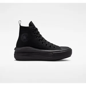 CONVERSE PATIKE CHUCK TAYLOR ALL STAR MOVE PLATFORM - BLACK/BLACK/DK SMOKE GREY
