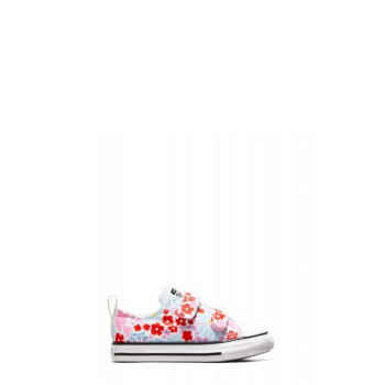 CONVERSE PATIKE CHUCK TAYLOR ALL STAR EASY ON FLORAL - WHITE/TRUE SKY/OOPS PINK 