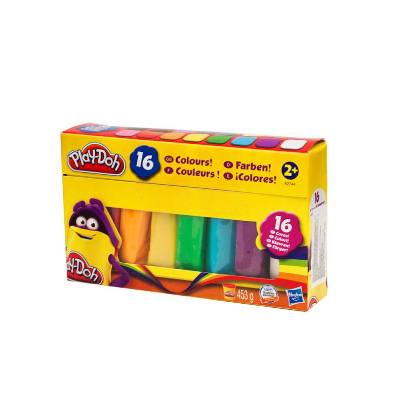 PLAY-DOH PLASTELIN COLOR BOX 16 BOJA