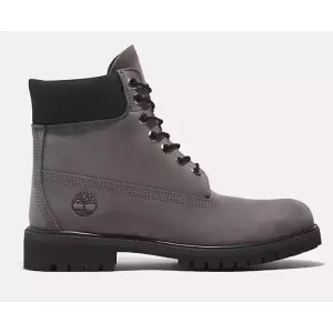 TIMBERLAND CIZME 6 IN PREMIUM WP BOOT MEDIUM GREY NUBUCK