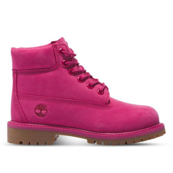 TIMBERLAND CIZME 6 IN PREMIUM WP BOOT DARK PINK NUBUCK 