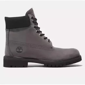 TIMBERLAND CIZME 6 IN PREMIUM WP BOOT MEDIUM GREY NUBUCK