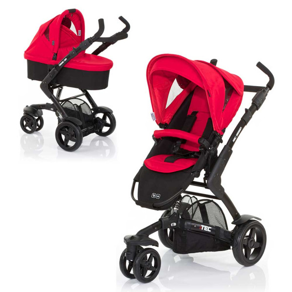 ABC DESIGN KOLICA S KOSAROM 3 TEC CRANBERRY 