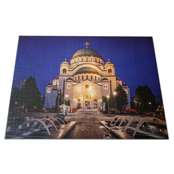 BEAUTY OF SERBIA PUZZLE - HRAM SVETOG SAVE 1000 PCS 
