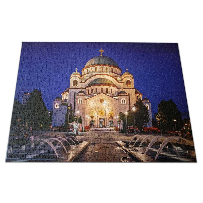 BEAUTY OF SERBIA PUZZLE - HRAM SVETOG SAVE 1000 PCS 