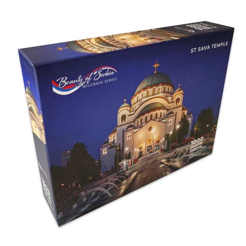 BEAUTY OF SERBIA PUZZLE - HRAM SVETOG SAVE 1000 PCS 