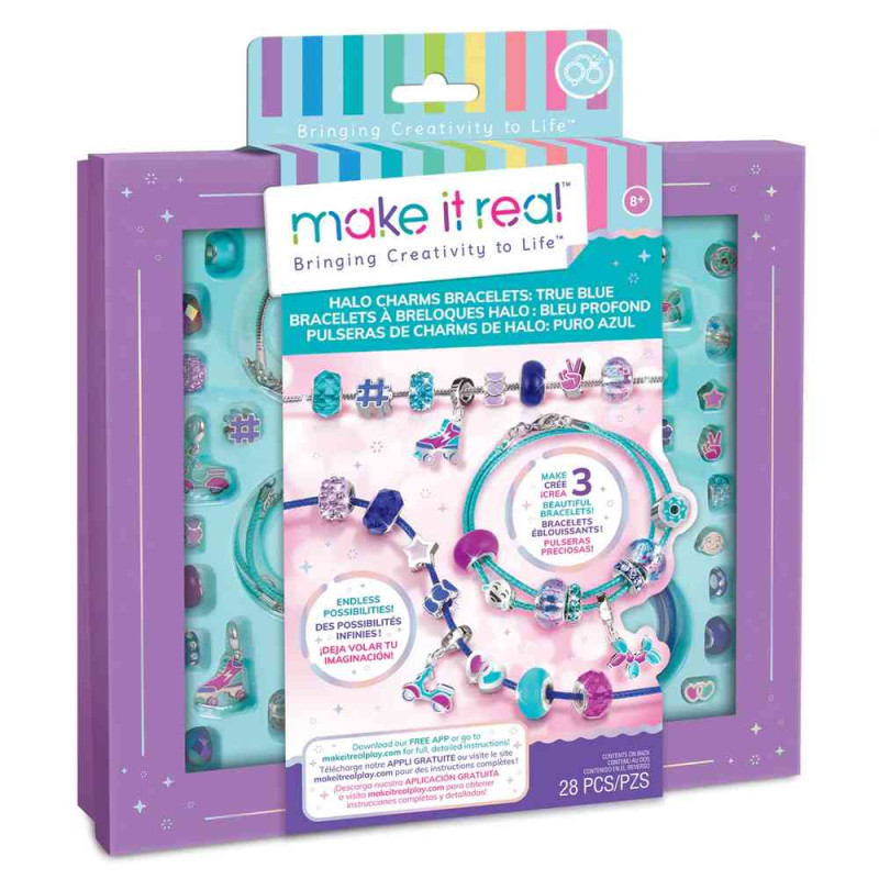 MAKE IT REAL NARUKVICE HALO CHARMS THINK BLUE 
