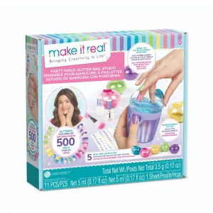 MAKE IT REAL PARTY NAIL GLITTER DIZAJN SET