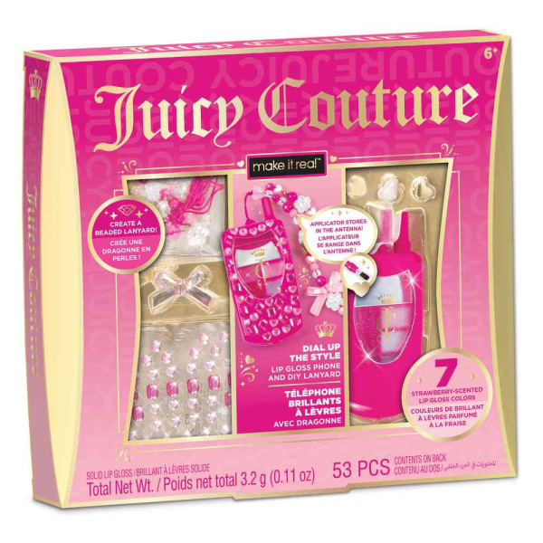 MAKE IT REAL JUICY COUTURE SJAJ ZA USNE MOBILNI TELEFON I URADI SAM NARUKVICU ZA