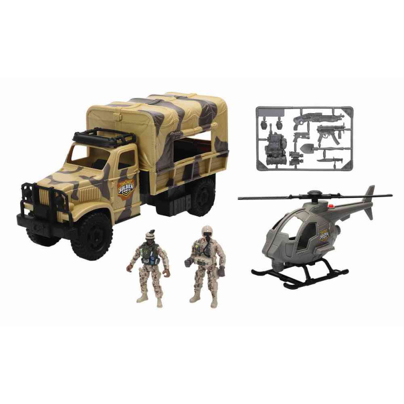 CHAP MAI SOLDIER FORCE KAMION TRANSPORTER PLAYSET